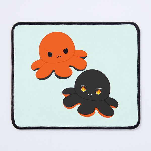 Item preview, Moody Reversible Octopus Duo in Orange and Black designed and sold by ShopBabyFace.