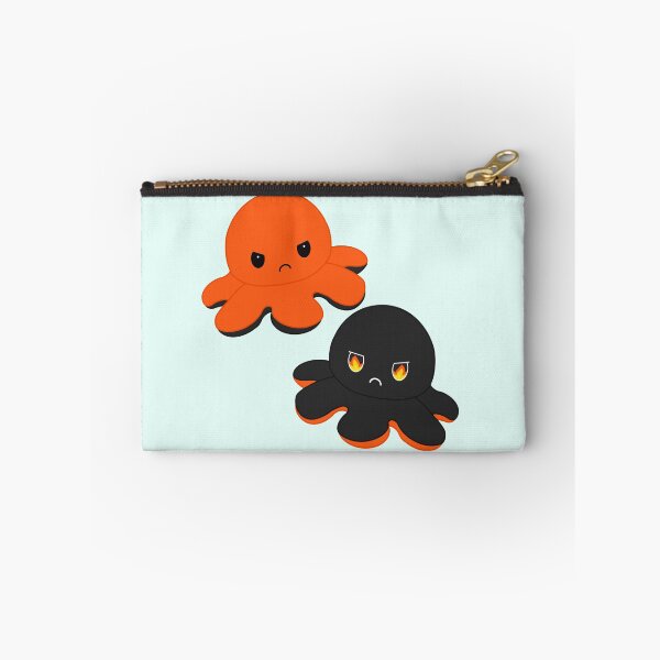 Item preview, Moody Reversible Octopus Duo in Orange and Black designed and sold by ShopBabyFace.