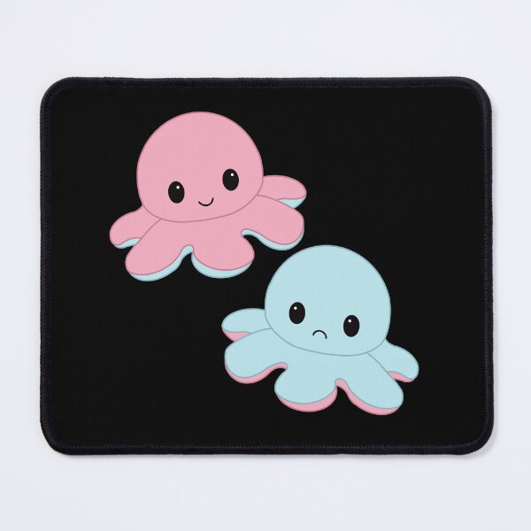 Item preview, Moody Reversible Octopus Duo in Pink and Blue designed and sold by ShopBabyFace.