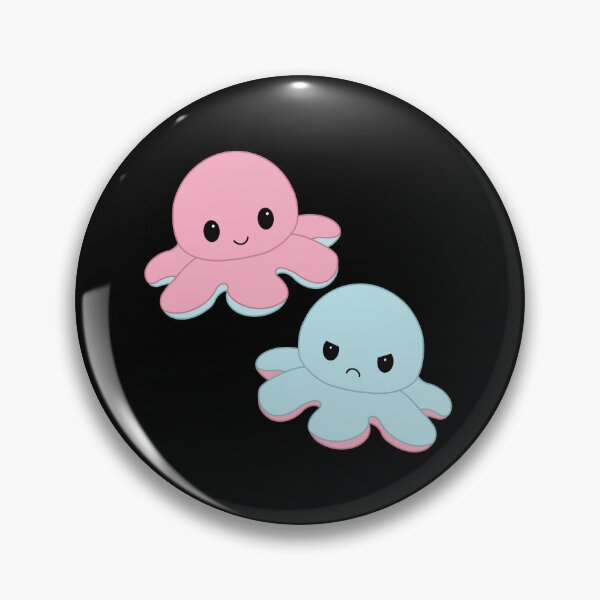 Item preview, Moody Reversible Octopus Duo in Pink and Blue designed and sold by ShopBabyFace.