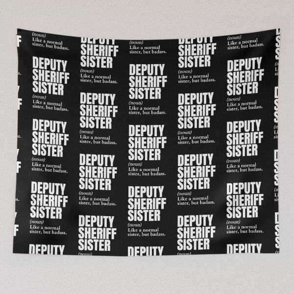 Item preview, Funny Badass Deputy Sheriff Sister Definition designed and sold by EndlessFreedom.