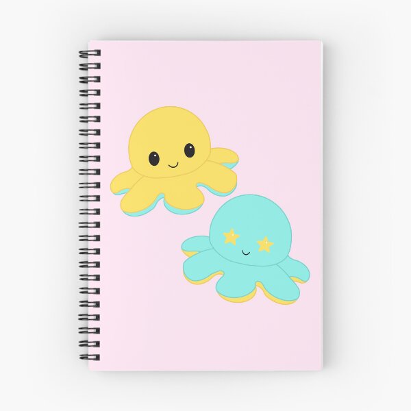 Item preview, Moody Reversible Octopus Duo in Yellow and Aqua designed and sold by ShopBabyFace.