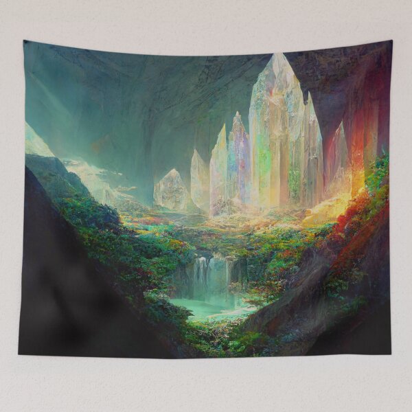 Item preview, 01.7 Inner Earth Ethereal Crystal Caverns  designed and sold by StarbuckLight.