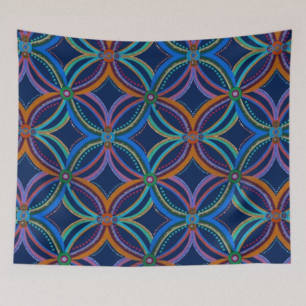 Item preview, Geometric Rainbow Glam Ring Pattern designed and sold by Jane Izzy Designs.