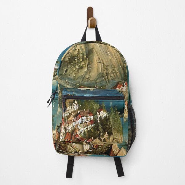 Item preview, Basque fishing village from a mountain top No 01 designed and sold by EasyElegance.