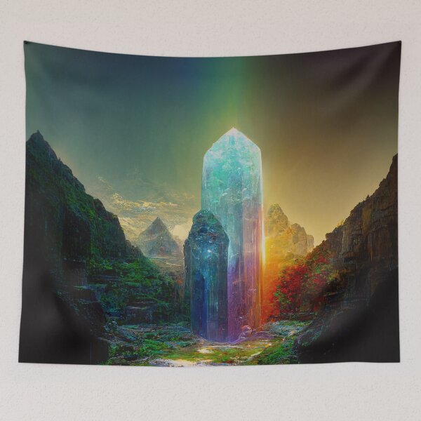 Item preview, 01.8 Inner Earth Ethereal Crystal Caverns  designed and sold by StarbuckLight.