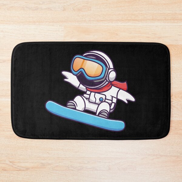 Item preview, Cute Astronaut SNOWBOARDING. designed and sold by justbeaweesome.