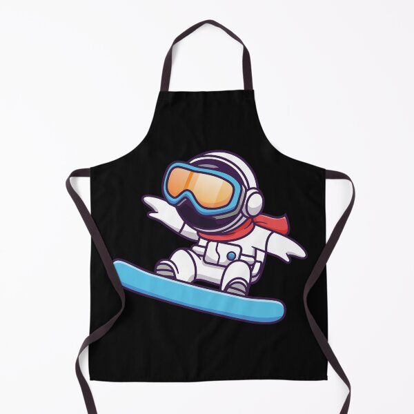 Item preview, Cute Astronaut SNOWBOARDING. designed and sold by justbeaweesome.