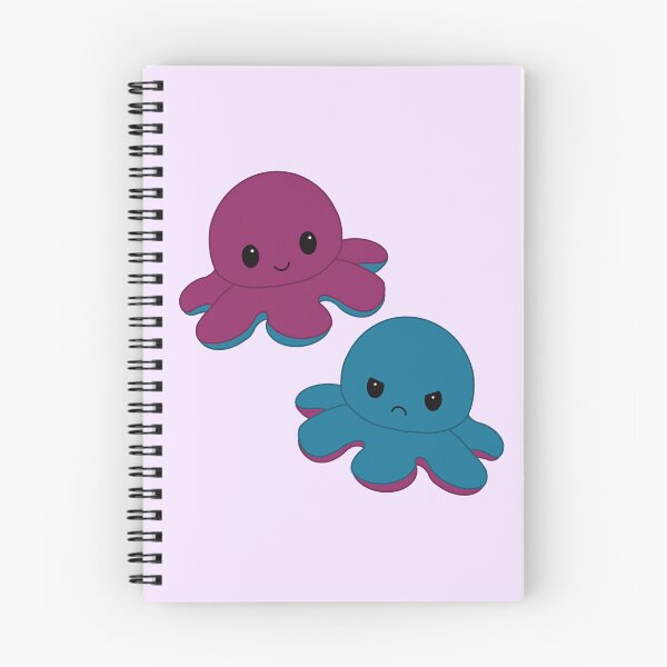 Item preview, Moody Reversible Octopus Duo in Purple and Blue designed and sold by ShopBabyFace.