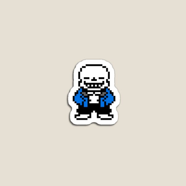 Lancer but its sans made for snas as a gift pixel art