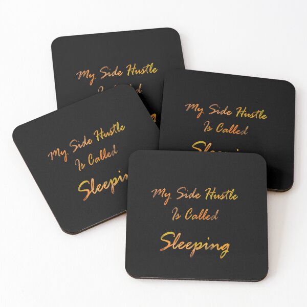 Artikelvorschau, Mein Side Hustle heißt Sleep Orange/Gold entworfen und verkauft von Zovanah.
