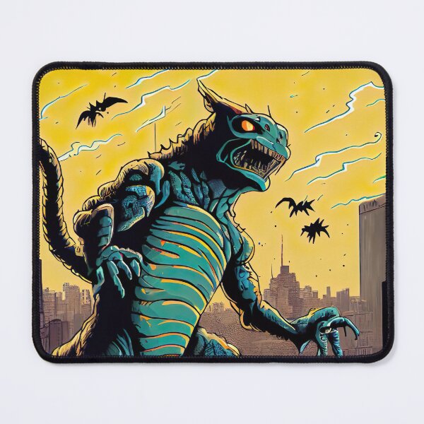 Item preview, Giant Monster Cat attacking the city designed and sold by KoolArtDistrict.