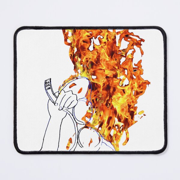 Item preview, Bra Burning meme cartoon Illustraition designed and sold by AmandaFineArt.