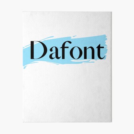 Dafont  Sticker for Sale by Haytam Laftimi