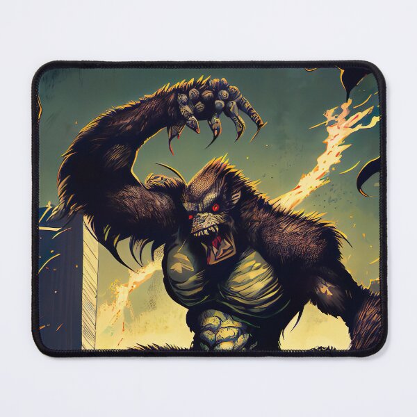 Item preview, Giant Monster monkey attacking the city designed and sold by KoolArtDistrict.