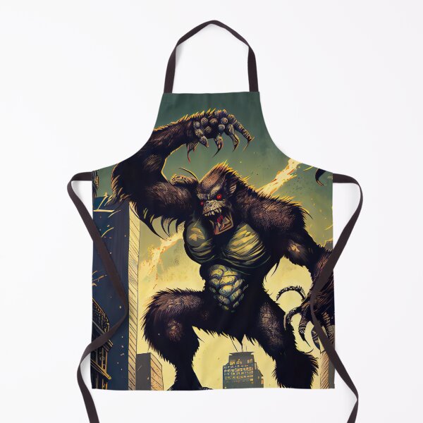 Item preview, Giant Monster monkey attacking the city designed and sold by KoolArtDistrict.