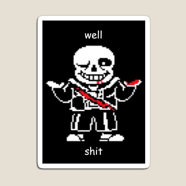 Lancer but its sans made for snas as a gift pixel art