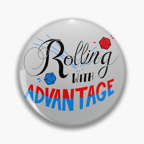 Item preview, Rolling with Advantage (black) designed and sold by dot.lollipop.