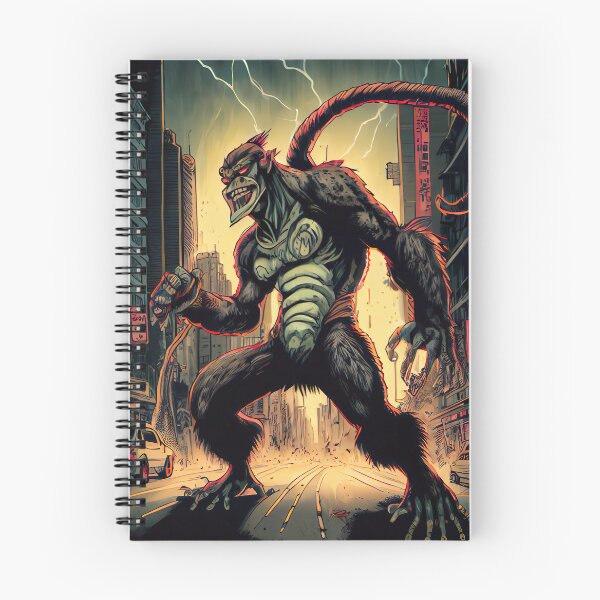 Item preview, Giant Monster monkey attacking the city designed and sold by KoolArtDistrict.