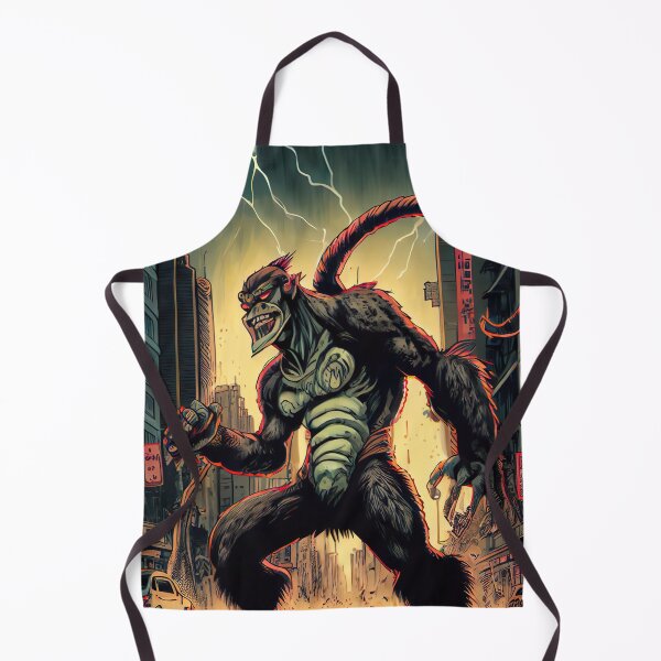 Item preview, Giant Monster monkey attacking the city designed and sold by KoolArtDistrict.