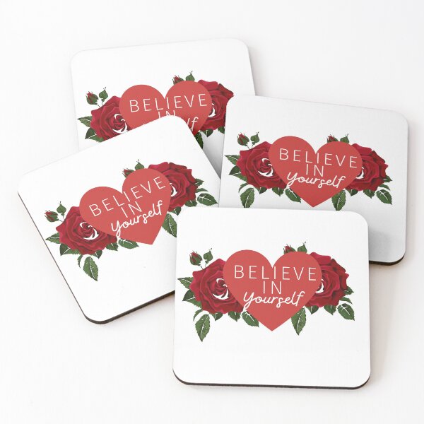Item preview, Believe in yourself with roses flowers designed and sold by Oreo2020 Creations.