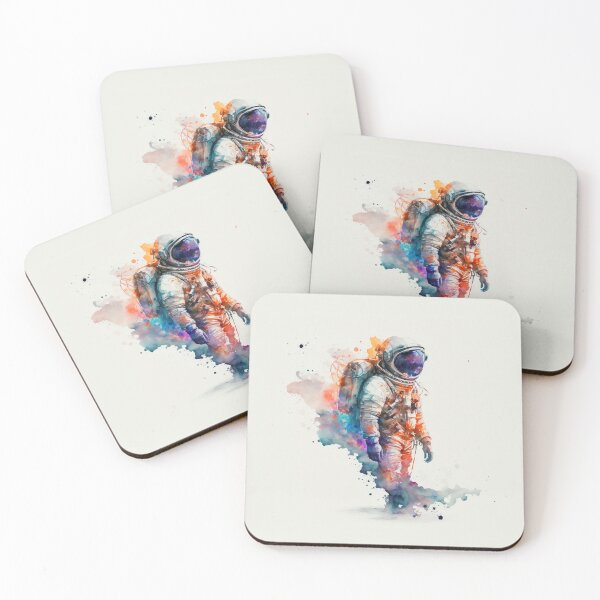 Item preview, Watercolor Astronaut designed and sold by RandomReviews.