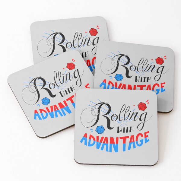 Item preview, Rolling with Advantage (black) designed and sold by dot.lollipop.