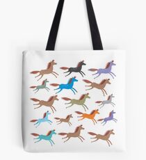 wild horses Tote Bag