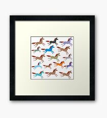 wild horses Framed Print