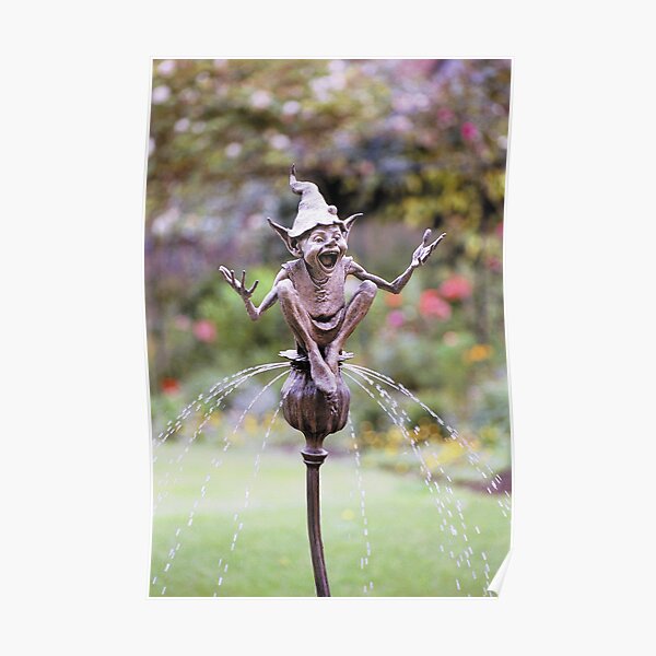 Seedpod Fountain detail Poster
