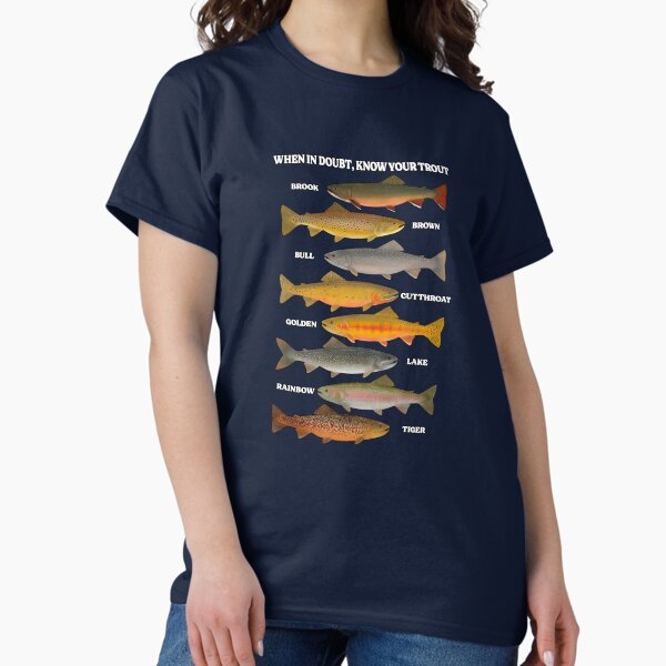 Item preview, When in Doubt, Know Your Trout designed and sold by LannersLines.