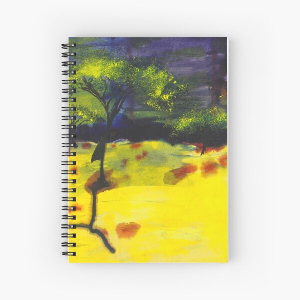 Endless Abstract Landscape Spiral Notebook
