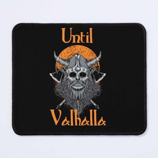 Item preview, Until Valhalla -  Viking Skull Orange designed and sold by Georgy09.