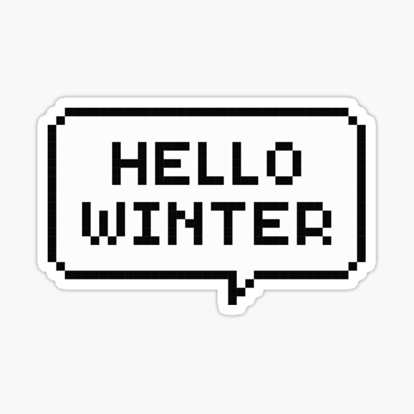 Hello Winter - Hello Winter - Sticker