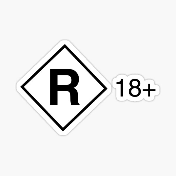 Rated PG-13 Film Movie Rating Logo Vinyl Decal Sticker 