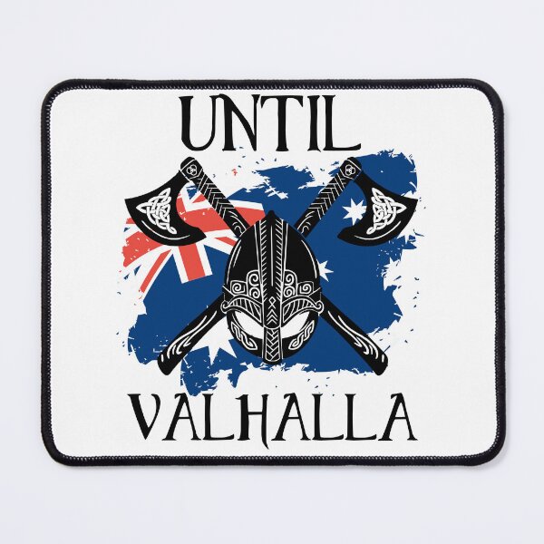 Item preview, Until Valhalla - Viking Australian Flag designed and sold by Georgy09.