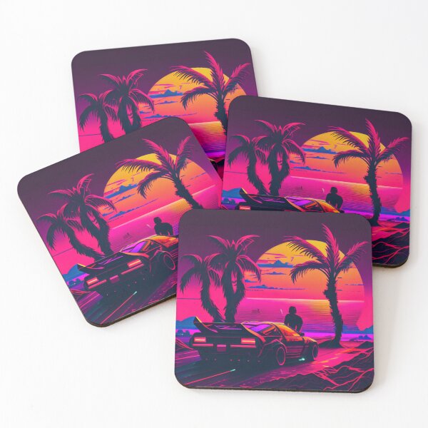 Item preview, Synthwave Skyline Sunset designed and sold by LukeAiWalker.