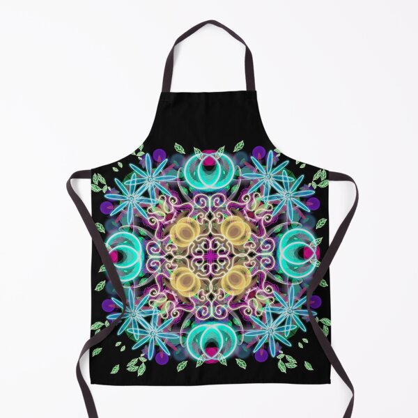 Item preview, Neon Mandala Flower Abstract designed and sold by Chatchot.