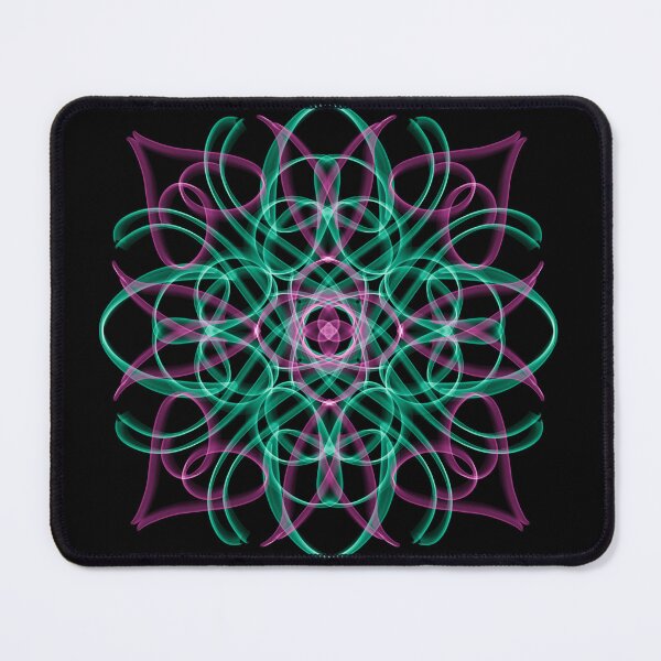 Item preview, Neon Mandala Flower Abstract designed and sold by Chatchot.