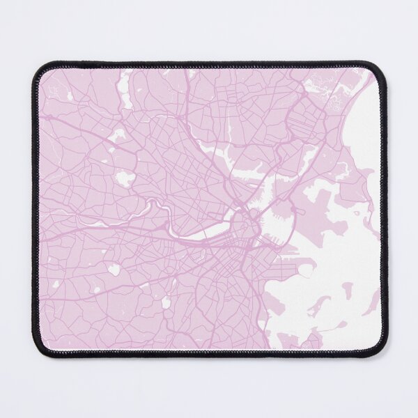 Item preview, Pink Boston MA Map designed and sold by MarzStudio.