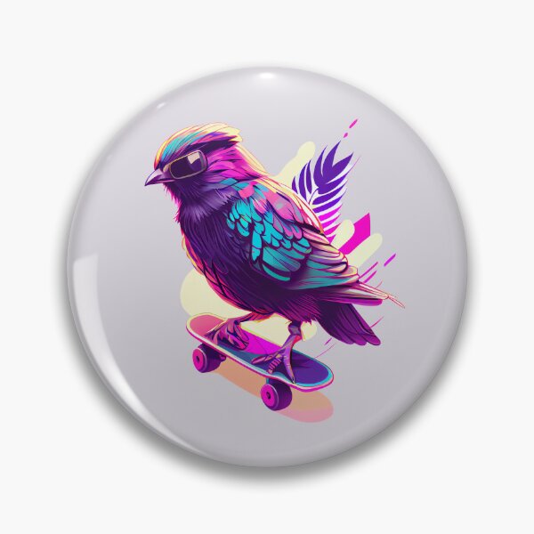 Item preview, Skateboard Bird designed and sold by SynthOasis.