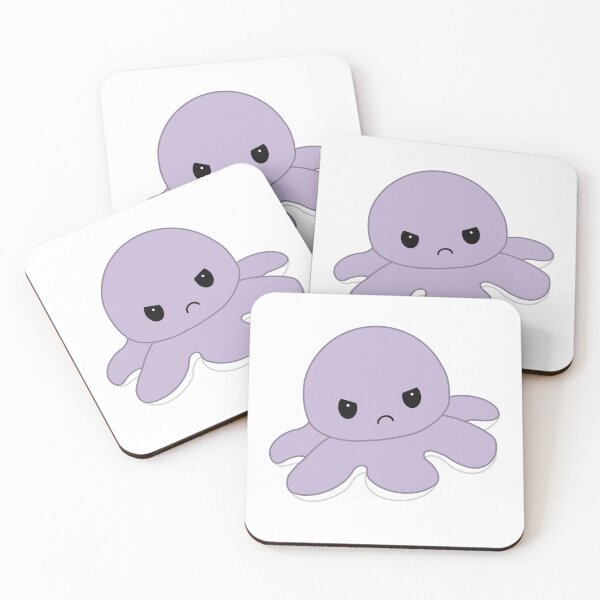 Item preview, Angry Purple Moody Reversible Octopus designed and sold by ShopBabyFace.