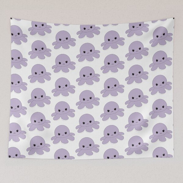 Item preview, Angry Purple Moody Reversible Octopus designed and sold by ShopBabyFace.