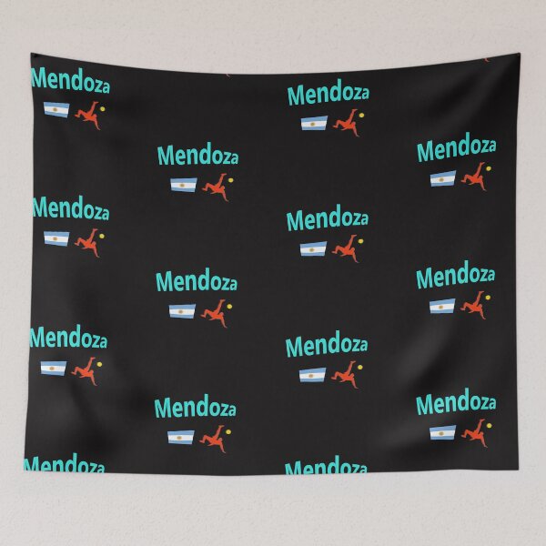 Item preview, Mendoza,  Argentina Soccer abstract design  designed and sold by lobodelnoir.