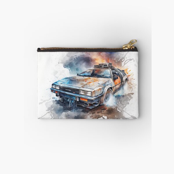 Artikelvorschau, Delorean-Aquarell entworfen und verkauft von RandomReviews.