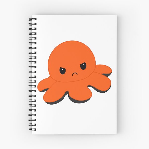 Item preview, Angry Orange Moody Reversible Octopus designed and sold by ShopBabyFace.