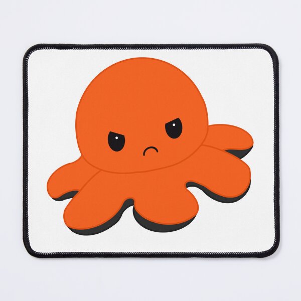 Item preview, Angry Orange Moody Reversible Octopus designed and sold by ShopBabyFace.