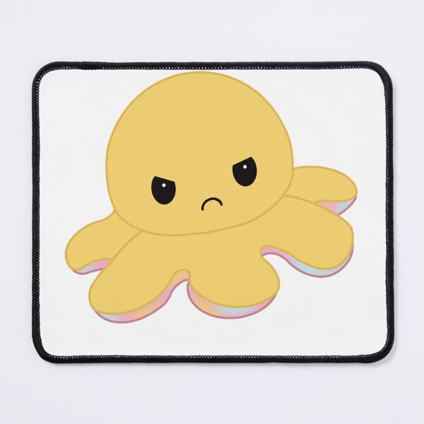 Item preview, Angry Yellow Moody Reversible Octopus designed and sold by ShopBabyFace.