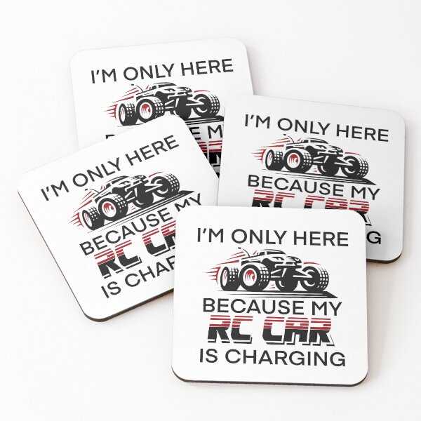 Item preview, I’m only here because my RC car is charging  designed and sold by BlackCatArtBB.