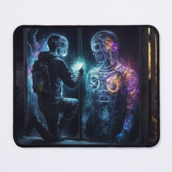 Item preview, Cyberpunk Artist Designing designed and sold by AICreateWorlds.